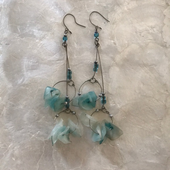 Jewelry - Dried Flower Petal Earrings